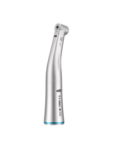 NSK Ti-MAX X25L 1:1 Low Speed Direct Drive Handpiece Fiber Optic Air Spray On/Off Switch Compatible with E-Type Dental Equipment
