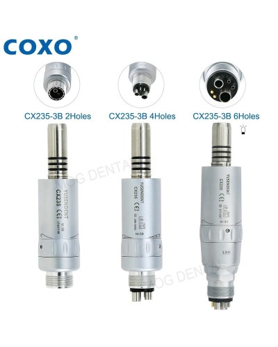 COXO Dental Low Speed Handpiece LED Fiber Reduction/Increase Ratio Endodontic Contra Angle Handpiece E Type Fit KAVO NSK WH