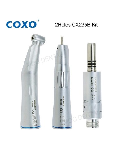 COXO Dental Low Speed Handpiece LED Fiber Reduction/Increase Ratio Endodontic Contra Angle Handpiece E Type Fit KAVO NSK WH