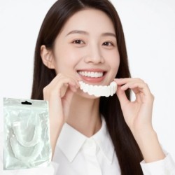 Hot Perfect Smile Teeth Fake Tooth Cover False Veneers White Whitenin Teeth Snap CoverTeeth Cosmetic Denture Care
