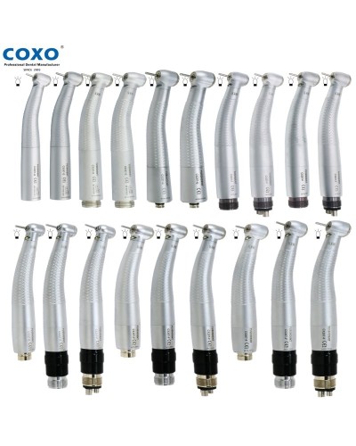 COXO Dental High Speed Handpiece Dental Turbine LED Fiber Optic Handpiece CX207 Fit KAVO NSK WH Dentistry Products Dentist Tools