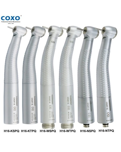 COXO Dental High Speed Handpiece Dental Turbine LED Fiber Optic Handpiece CX207 Fit KAVO NSK WH Dentistry Products Dentist Tools