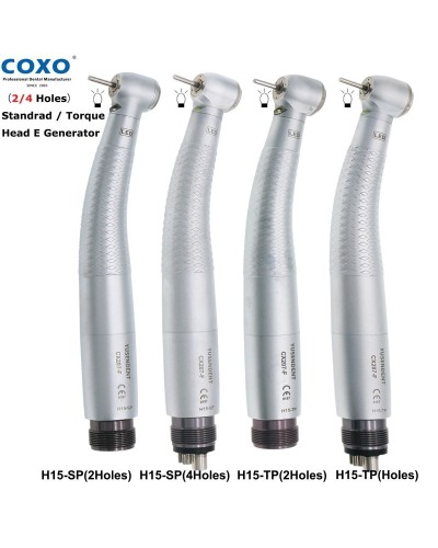 COXO Dental High Speed Handpiece Dental Turbine LED Fiber Optic Handpiece CX207 Fit KAVO NSK WH Dentistry Products Dentist Tools