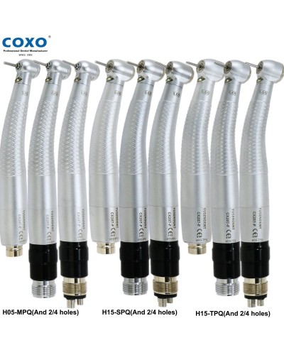 COXO Dental High Speed Handpiece Dental Turbine LED Fiber Optic Handpiece CX207 Fit KAVO NSK WH Dentistry Products Dentist Tools