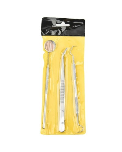 3/4/5/6PCS/Set Dental Mirror Kit Dentistry Lab Mouth Mirror Dentists Pick Tool Teeth Scaler Dentist Tools Dental Materials Kits