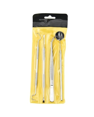 3/4/5/6PCS/Set Dental Mirror Kit Dentistry Lab Mouth Mirror Dentists Pick Tool Teeth Scaler Dentist Tools Dental Materials Kits