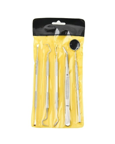3/4/5/6PCS/Set Dental Mirror Kit Dentistry Lab Mouth Mirror Dentists Pick Tool Teeth Scaler Dentist Tools Dental Materials Kits