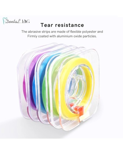 1Pc Dental Polishing Strip Roll 4mm Width 6m Length Resin Teeth Grinding Sanding Shaping Dentist Material Tooth Whitening Tool