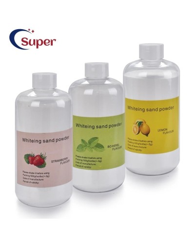 New 500g Dental Air Prophy Powder Cleaning Powder Teeth Polishing Plaque Stain Remove Mint Lemon Strawberry Flavor Material