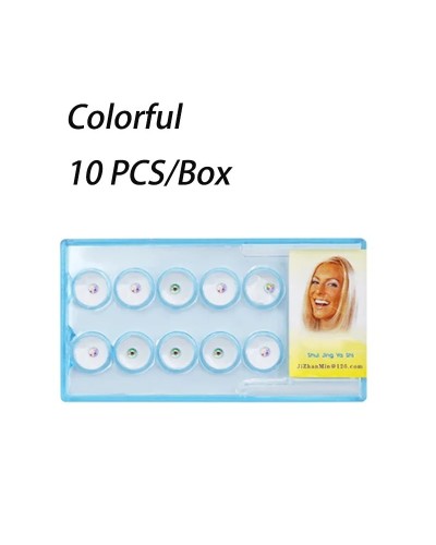 10 PCS/Box Teeth Gems Tooth Jewelry Crystal Ornaments Fashion Teeth Charms Gems Beauty Diamond Dental Supplies Oral Decorations