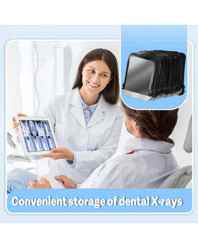 100 Pcs 2Disposable Dental X-Ray Barrier Envelopes Protective Sleeves for Digital Phosphor Plate Imaging Sensor Supplies