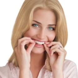 Hot Perfect Smile Teeth Fake Tooth Cover False Veneers White Whitenin Teeth Snap CoverTeeth Cosmetic Denture Care
