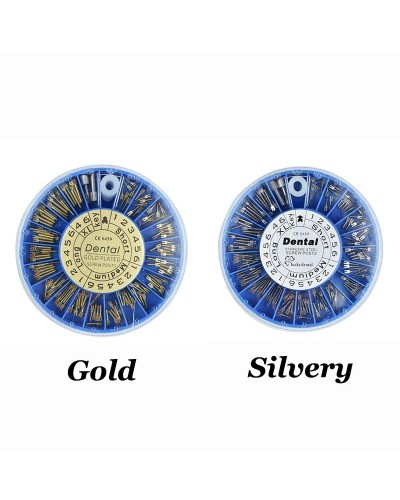 Denspay Dental Titanium & Gold Plated Screw Posts Stainless Steel Durable Dentist Supplies & Dental Materials
