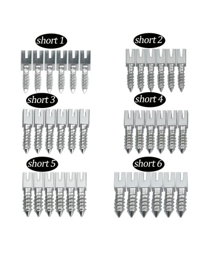 Denspay Dental Titanium & Gold Plated Screw Posts Stainless Steel Durable Dentist Supplies & Dental Materials