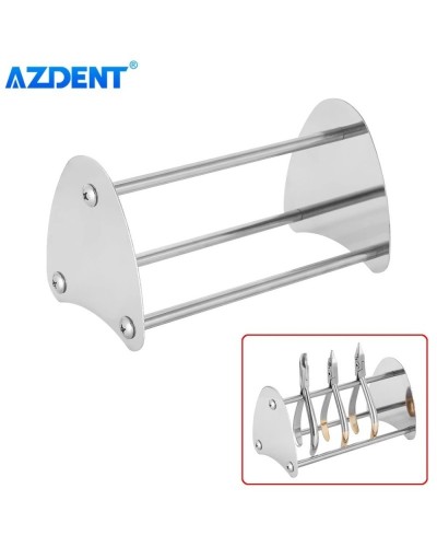 AZDENT Dental Orthodontic Pliers Stainless Steel Stand Holder Dental Lab Clinic Supplies Dentistry Tools