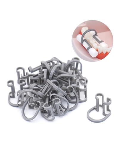Dental Disposable Cotton Rolls and Plastic Clip Isolator Tool for Teeth Whitening Dentistry Clinic Consumables