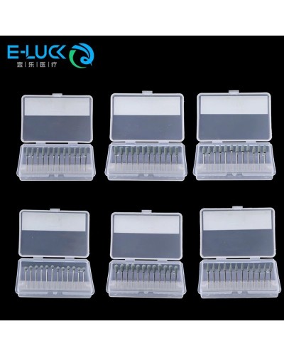 Dental Green Stone Polishing Burs Teeth Polishers Grinding Head RA Cone/Flame/Round for Low Speed Contra Angle Handpiece