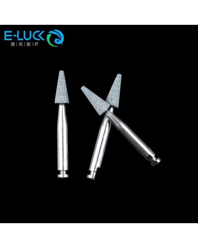 Dental Green Stone Polishing Burs Teeth Polishers Grinding Head RA Cone/Flame/Round for Low Speed Contra Angle Handpiece