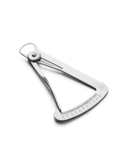 Dental Gauge Caliper Dental Caliper for Metal Wax Dental Lab Stainless Steel Dentist Metal Wax Thickness Measurement Ruler Tool