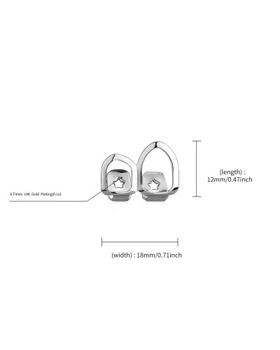 Fashionable Tooth Caps Hollow Single/Double Vertical Teeth Caps Dental Grills Jewelry Unique Dental Accessory for Women