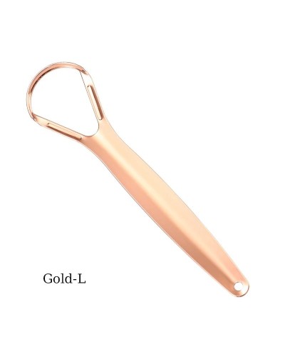 Stainless Steel Tongue Scraper Cleaner Fresh Breath Cleaning Coated Tongue Toothbrush Oral Hygiene Care Tools