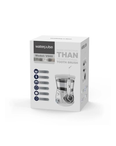 V660G Oral Irrigator, 12 levels Water Flosser + nozzles + box Home appliance Dental water jet for teeth whitening