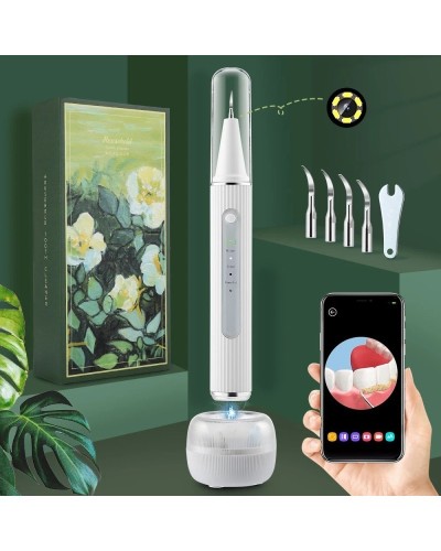 Visual Electric Ultrasonic Dental Scaler with Camera Calculus Oral Tartar Remover Tooth Stain Cleaner Teeth Whitening Oral Care
