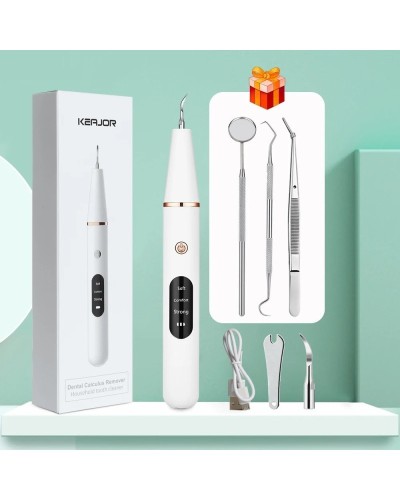 Ultrasonic Scaler Dental Calculus Remover Teeth Tartar Eliminator Sonic Plaque Cleaner Electric Tooth Stain Stone Removal Device