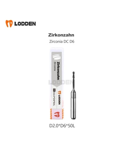 Zirkonzahn Dental Milling Burs D6 Shank For Cutting Zirconia PMMA/Resin Glass Ceramics Metal Dental Lab CAD CAM Drill Tools