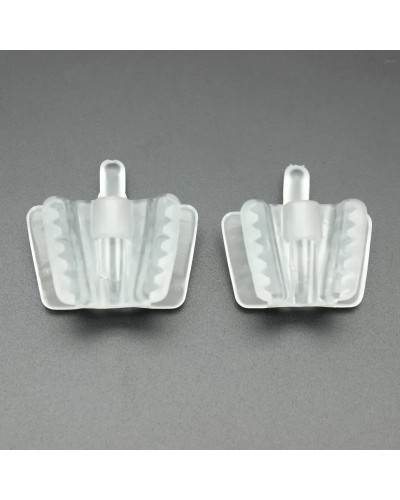 2pcs Dental Silicone Mouth Opener Support Holding Saliva Suction Tip Ejector Occlusal Pad Retractor Oral Material dental supply