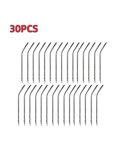 10/20/30pcs/pack High Quality Stainless Steel Dental 3 Way Syringe Tips Air Water Spray Triple Syringe 3 Way Tube Dental Tool
