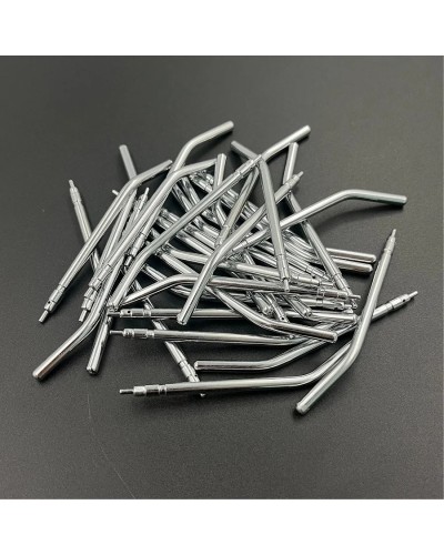10/20/30pcs/pack High Quality Stainless Steel Dental 3 Way Syringe Tips Air Water Spray Triple Syringe 3 Way Tube Dental Tool