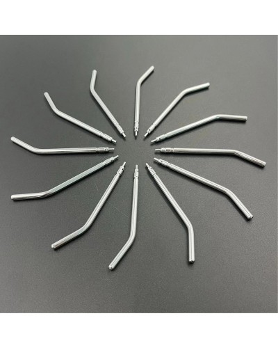 10/20/30pcs/pack High Quality Stainless Steel Dental 3 Way Syringe Tips Air Water Spray Triple Syringe 3 Way Tube Dental Tool
