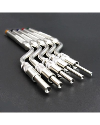 5 pcs Dental Implant Osteotome Instrument Mandibular Sinus Elevator Tool Concave Tips sinus Lifting Device Implant bone Extruder