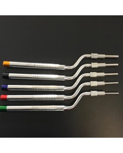 5 pcs Dental Implant Osteotome Instrument Mandibular Sinus Elevator Tool Concave Tips sinus Lifting Device Implant bone Extruder