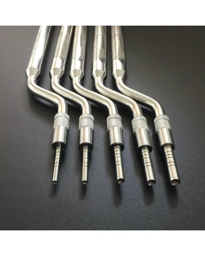 5 pcs Dental Implant Osteotome Instrument Mandibular Sinus Elevator Tool Concave Tips sinus Lifting Device Implant bone Extruder