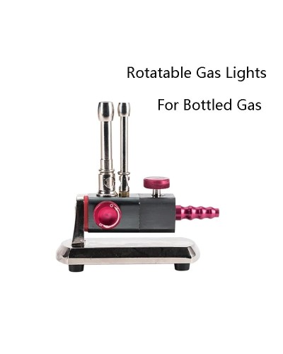 Dental Gas Light Single/Double Tube/Tiltable 360° 3 Style Bunsen Burner Dentistry Accessories Lab Equipment Tool Materials
