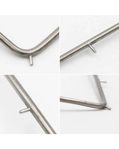 Stainless Steel Dentist Rubber Dam Frame Holder Instrument Autoclavable for Dental Lab Supplies
