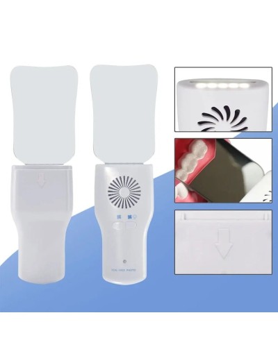 Dental Automatic Anti-fog Mirror for Oral Photography Reflector Defog Mirror Orthodontic Buccal Occlusal Lingual Dental Supplies
