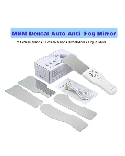 Dental Automatic Anti-fog Mirror for Oral Photography Reflector Defog Mirror Orthodontic Buccal Occlusal Lingual Dental Supplies
