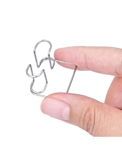 4Pcs Dental Cotton Roll Holder Clip Stainless Steel Dental Lab Supplies Clinic Ortho Isolator Tool Autoclavable Cotton Roll Clip