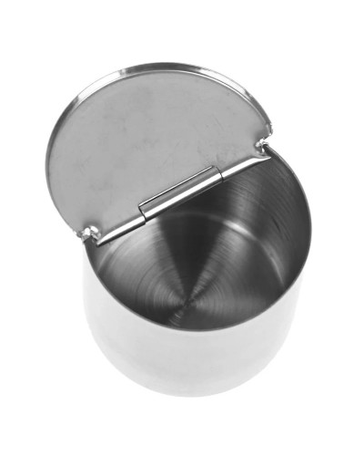 NIGF 1PCS Cotton Tank Stainless Steel Medical Dental Cotton Tank Alcohol Disinfection Jar Container Storage supplies