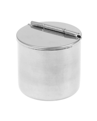 NIGF 1PCS Cotton Tank Stainless Steel Medical Dental Cotton Tank Alcohol Disinfection Jar Container Storage supplies