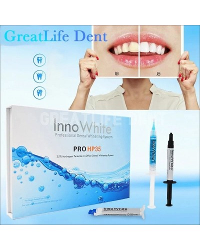 GreatLife Dent Professional Teeth Bleaching Dental Whitening Kit Hydrogen Peroxyde Teeth Whitening Gel 35 Teeth Whitening Gel