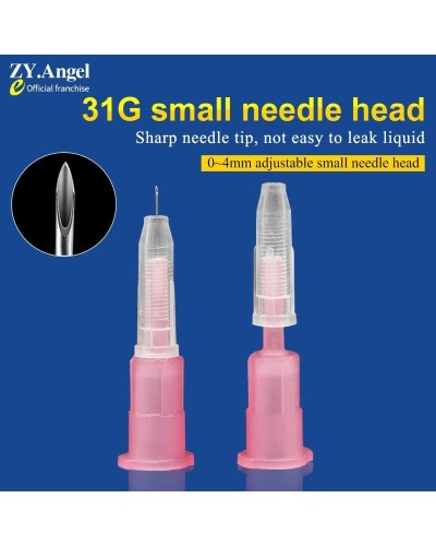 31G adjustable 0-4mm disposable ultra-fine cosmetic small needle cosmetic plastic surgery tool