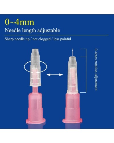 31G adjustable 0-4mm disposable ultra-fine cosmetic small needle cosmetic plastic surgery tool