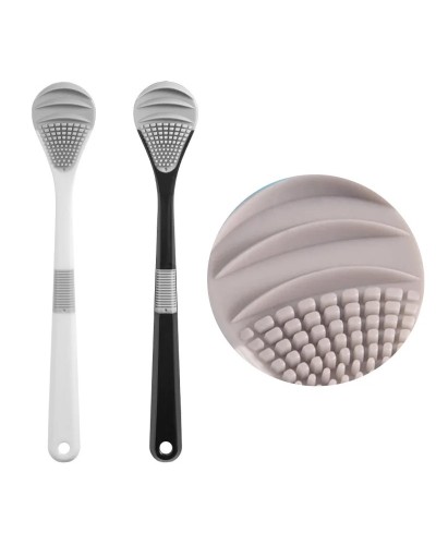 Tongue Cleaner Brush Reusable Oral Cleaning Scraper Oral Breath Multicolor Brush Care Tool Tongue Bad Hygiene Care Removal