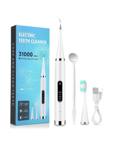 Dental Calculus Removal Electric Teeth Whitening & Cleaning Ultrasonic Tooth Cleaner Scaler Plaque Coffee Stain Tartar Oral Care