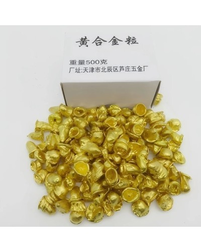 500g Yellow Alloy Particle Dental Material Tech Consumables - Dental Professional Grade Dental Technician Supplies Box Set