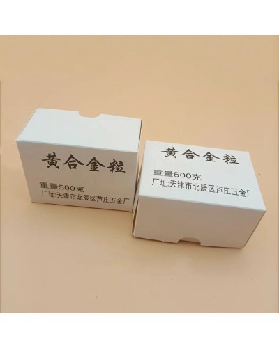 500g Yellow Alloy Particle Dental Material Tech Consumables - Dental Professional Grade Dental Technician Supplies Box Set